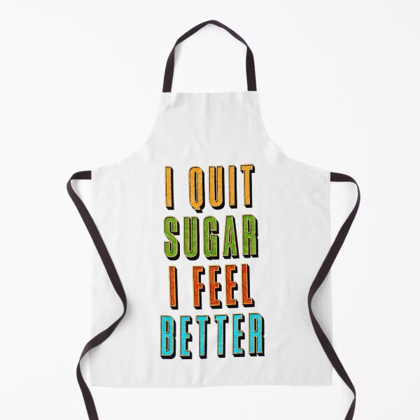 Item preview, I Quit Sugar I Feel Better Tall Letters designed and sold by artfulnotebook.