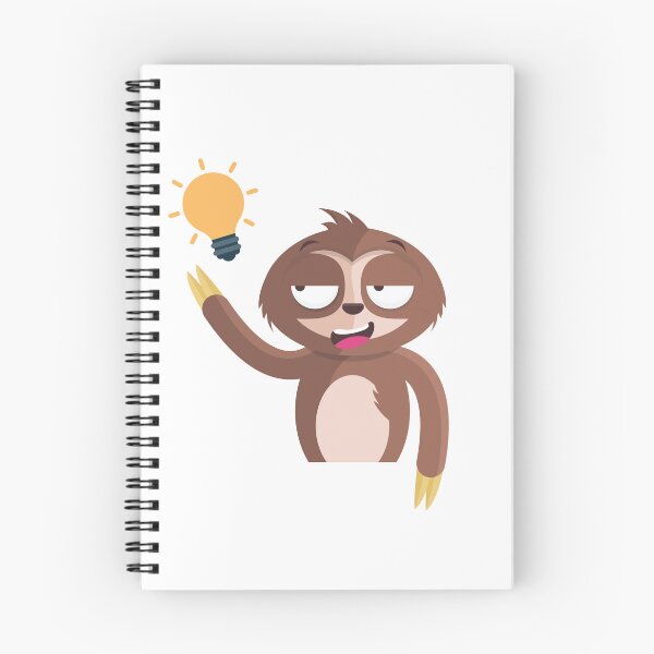 Item preview, Funny Cute Smart sloth Get Idea Stack Sticker designed and sold by ELBStore.