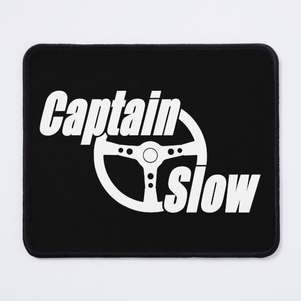 Item preview, Captain Slow Petrolhead white logo designed and sold by designjaag.