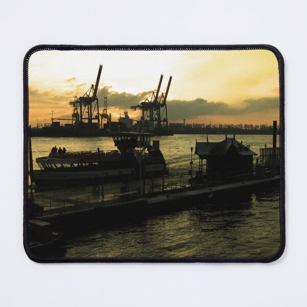Item preview, Hamburgs docks at dusks designed and sold by hawkie.