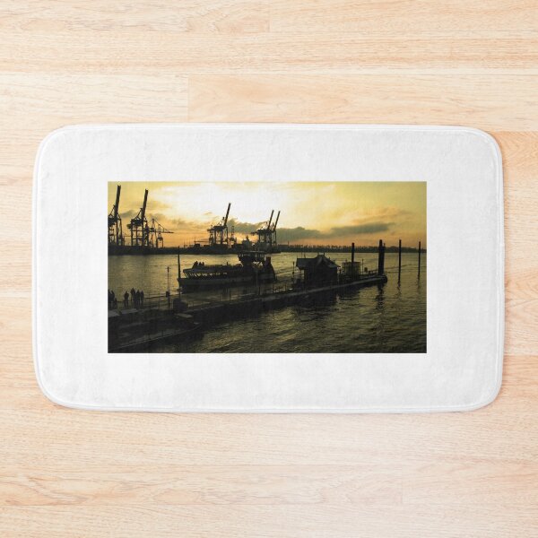 Item preview, Hamburgs docks at dusks designed and sold by hawkie.
