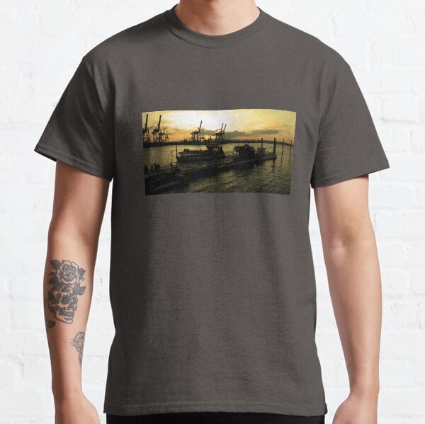 Item preview, Hamburgs docks at dusks designed and sold by hawkie.