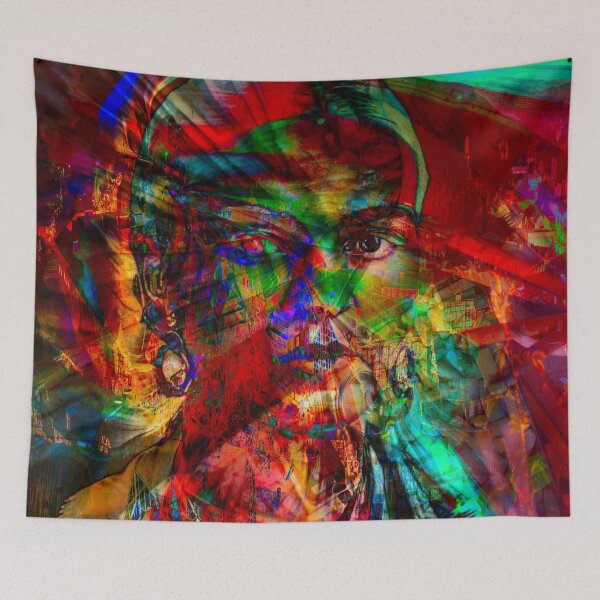 Item preview, "Frida Kahlo" Digital Collage designed and sold by Raven’s Wing Studio.