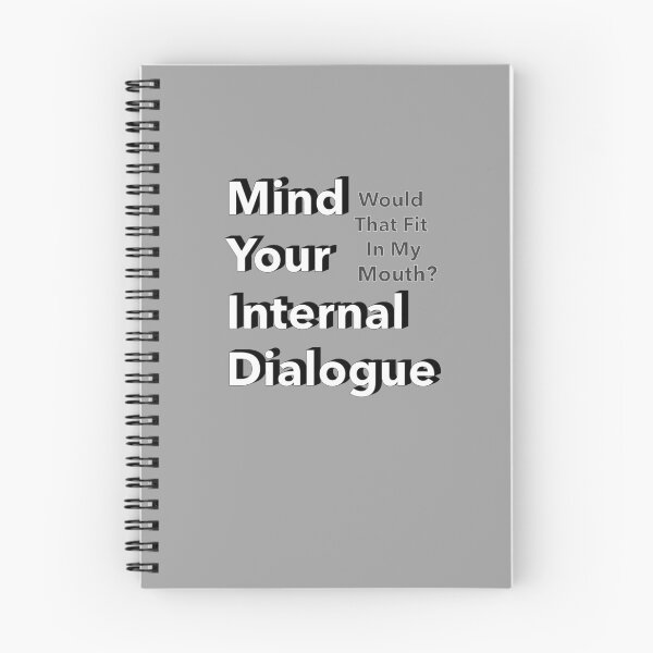 Item preview, Mind Your Internal Dialogue Would That Fit In My Mouth Shower Thought Typography designed and sold by IronicBGear.
