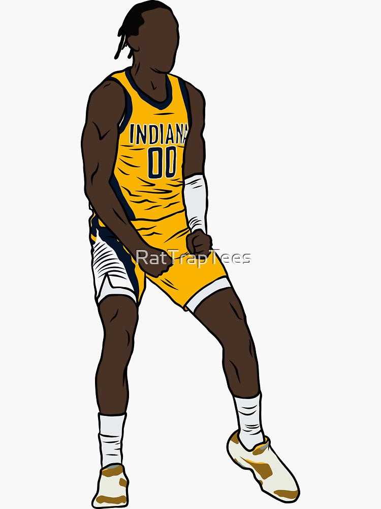 Bennedict Mathurin - Indiana Pacers Basketball Sticker for Sale by  sportsign