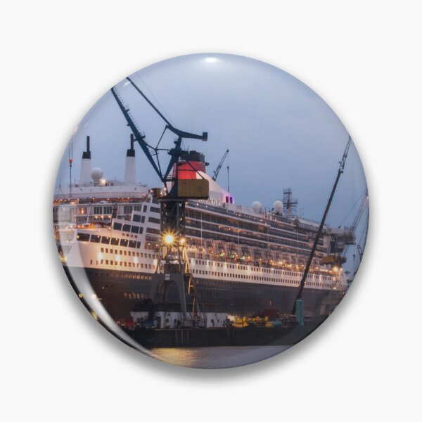 Item preview, Queen Mary 2 at Hamburg Docks  designed and sold by hawkie.