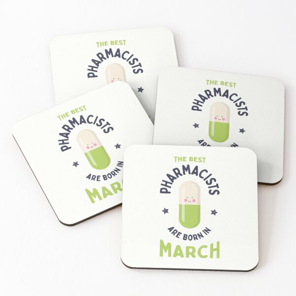 Item preview, The best pharmacists are born in March designed and sold by Eenig.