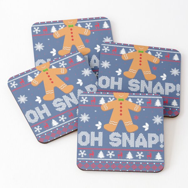 Item preview, Oh Snap! Gingerbread Man - Unisex Christmas Sweater/Jumper (Range of Colors) - Funny Xmas Sweatshirt Design designed and sold by raretshirtsuk.