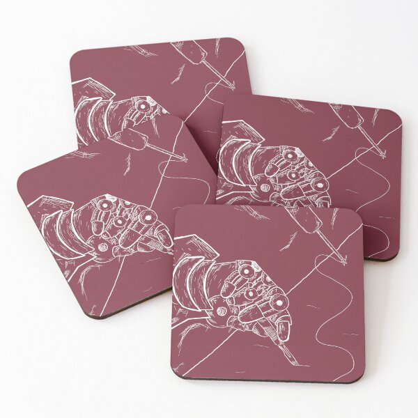 Item preview, Robotic Surgery Monochrome - Burgundy designed and sold by Hodgepodge Bricolage.