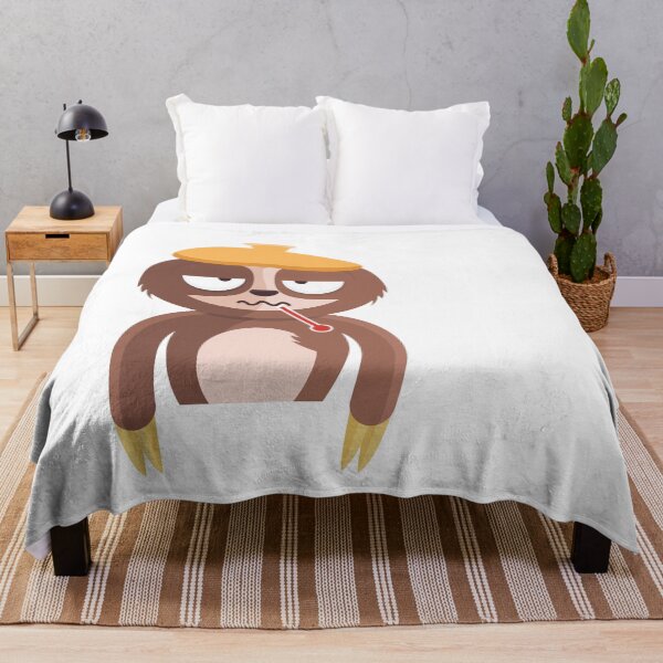 Item preview, Funny Cute sloth Feel Sick Stack Sticker designed and sold by ELBStore.