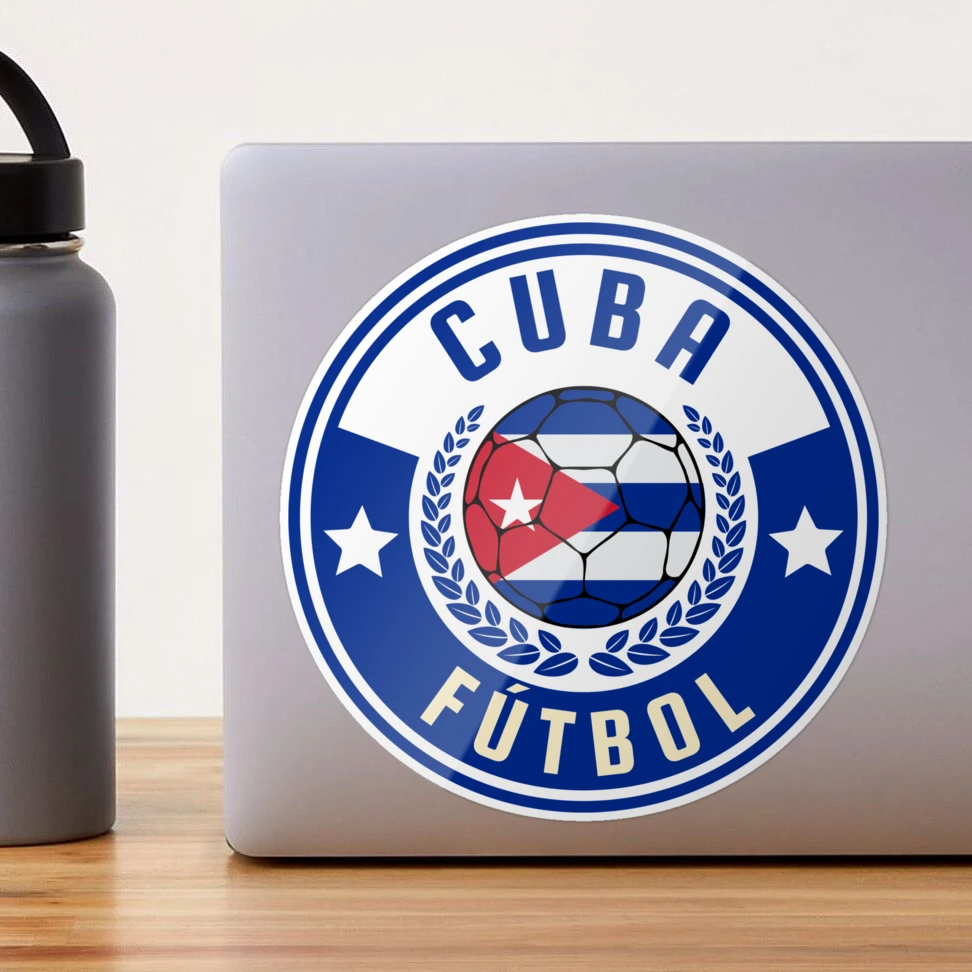 Cuba Football Sticker for Sale by Footballomatic