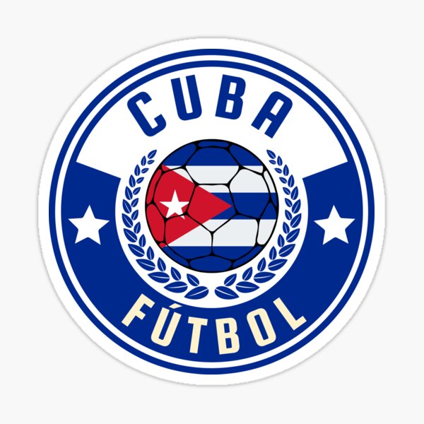 Cuba Football Sticker for Sale by Footballomatic