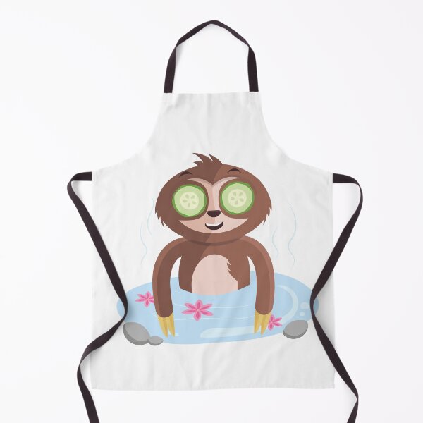Item preview, Funny Cute sloth With SPA Massage Stack Sticker designed and sold by ELBStore.
