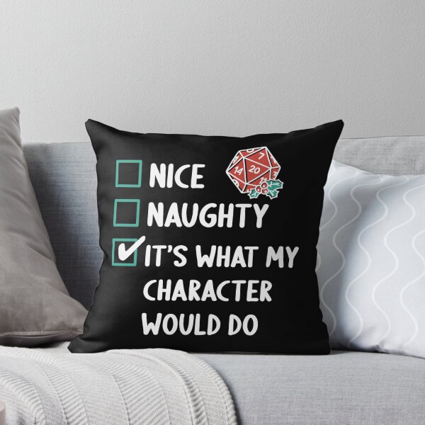 Item preview, D&D Critmas Naughty List designed and sold by sunburstrpg.