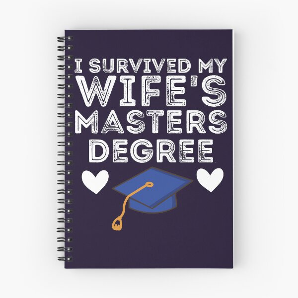 Item preview, I Survived My Wifes Master's Degree Gift degree graduation Funny designed and sold by Sarah38.
