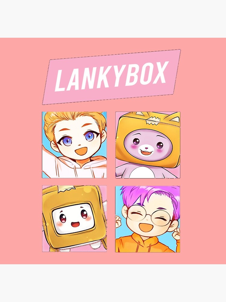"cute lankybox lankybox" Poster for Sale by lankyworld Redbubble