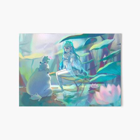 Raemyne Nymph Pond Art Board Print