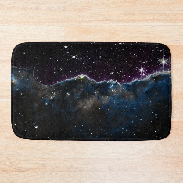 Item preview, Cosmic Cliffs Carina Nebula blue purple dark JWST designed and sold by 2sweetsDesign.