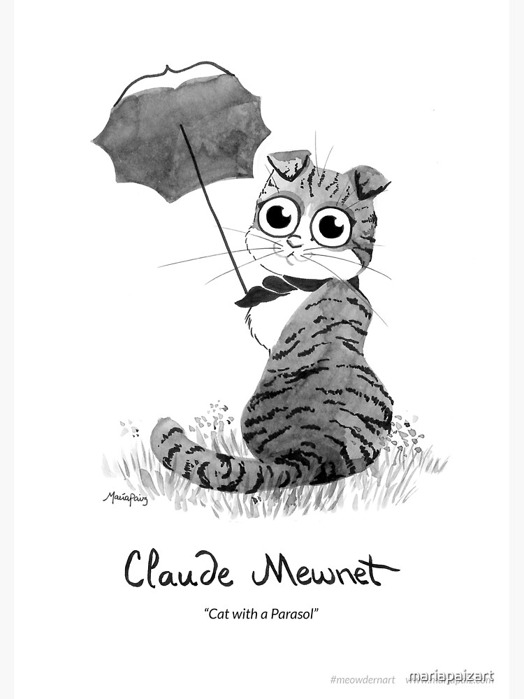 #meowdernart - Claude Mewnet by mariapaizart