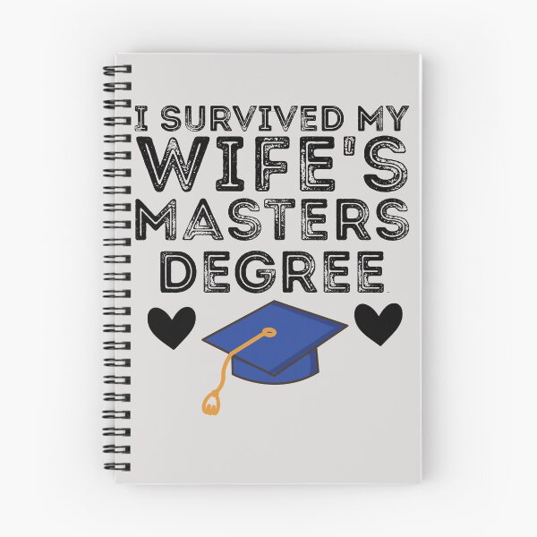 Item preview, I Survived My Wife's Masters Degree Funny Husband designed and sold by Sarah38.