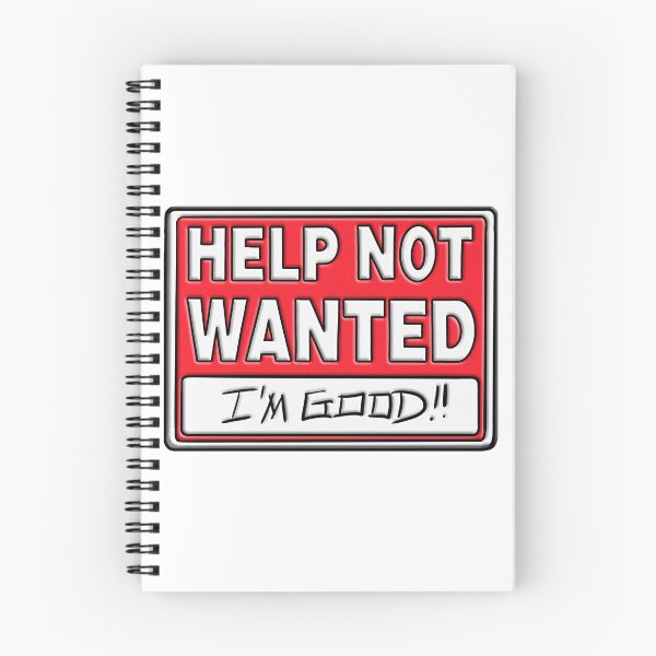 Item preview, Help Not Wanted designed and sold by nerdpins.