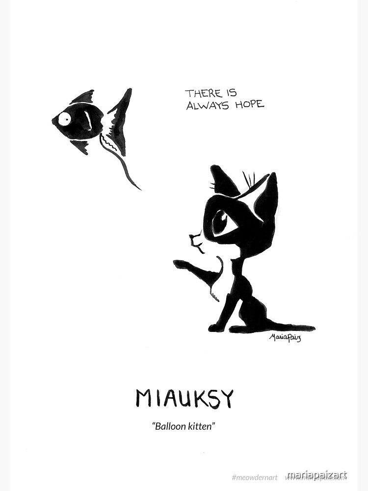 #meowdernart - Miauksy by mariapaizart