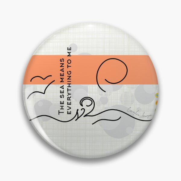 Item preview, Wild open water swimming, winter bathers. The sea means everything to me fun for swimmer lovers. Caroline Laursen Original designed and sold by Caroline Laursen.