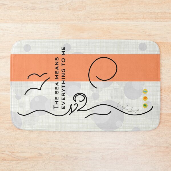 Item preview, Wild open water swimming, winter bathers. The sea means everything to me fun for swimmer lovers. Caroline Laursen Original designed and sold by Caroline Laursen.