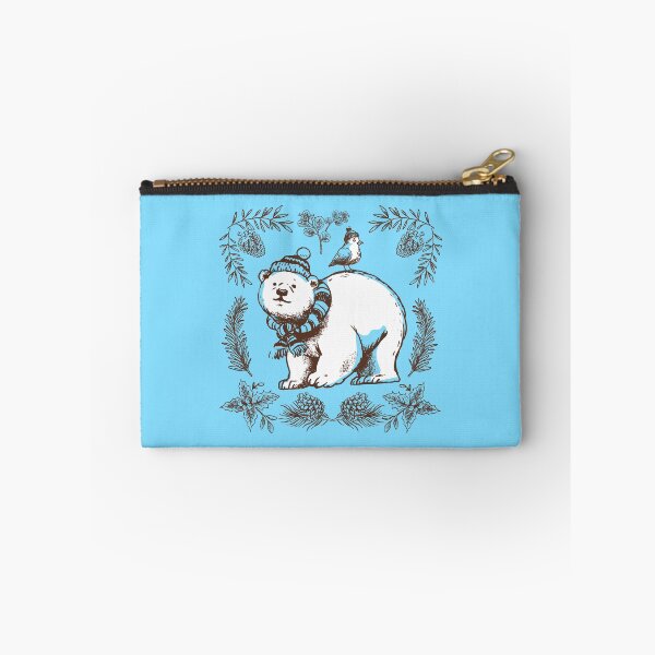 Item preview, Festive Mood - Polar Bear, Little Bird, Fir and Pine Cones designed and sold by KaylaStudio.