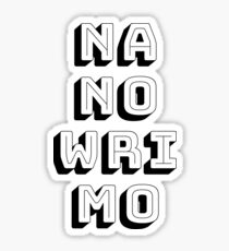 NaNoWriMo November—Writing Month Sticker