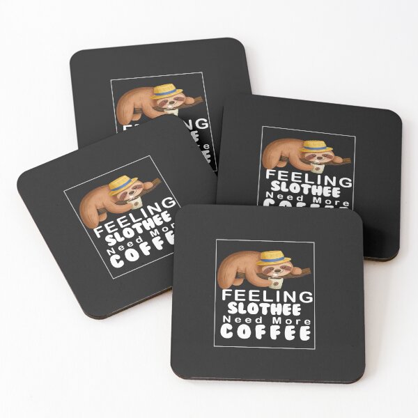 Item preview, feeling slothee need more coffee designed and sold by Es4clhoting.
