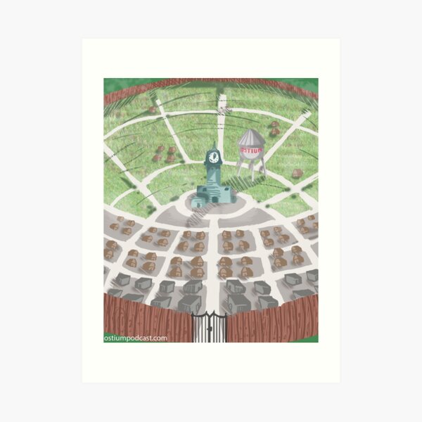 The Ostium Guide to Ostium Art Print