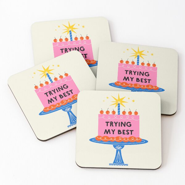 Item preview, Trying my best cake designed and sold by kirbiekoonse.