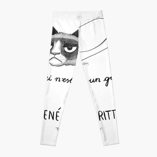 #meowdernart - René Meowgritte Leggings