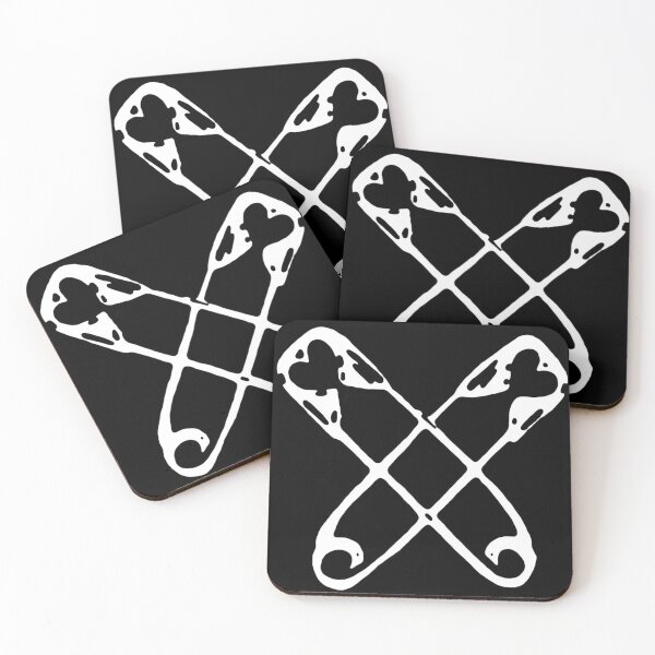 Item preview, Copy of Crossed Heart Safety Pins designed and sold by Soaked-N-Bleach.
