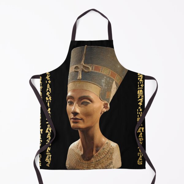 Item preview, Nefertiti the Egyptian queen bust with Hieroglyphs text. designed and sold by mennanassef.