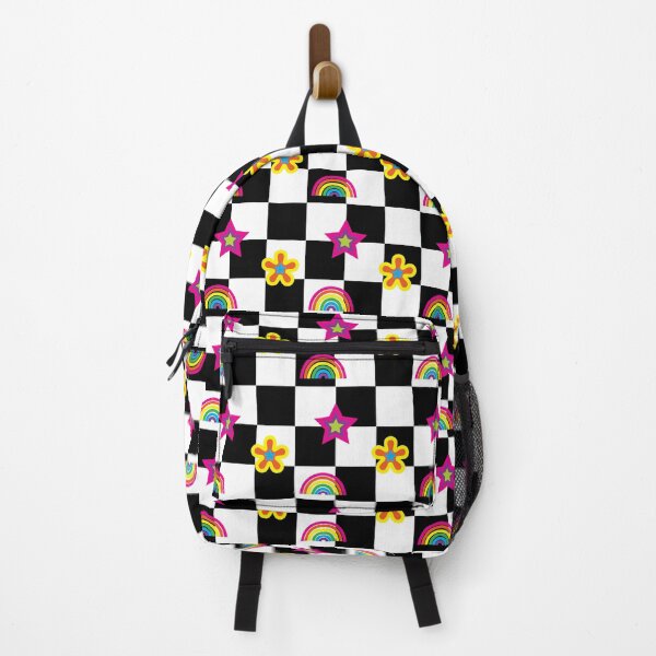 Item preview, Stars Hearts And Rainbow Checker Pattern designed and sold by ColorZoo.