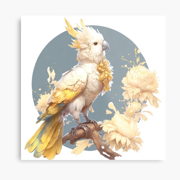 heavenly cockatoo Metal Print