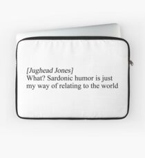Jughead Jones sardonic Laptop Sleeve