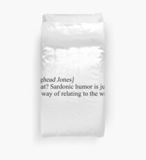 Jughead Jones sardonic Duvet Cover