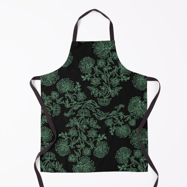 Item preview, Contorno de flores verdes designed and sold by Stormpaint.