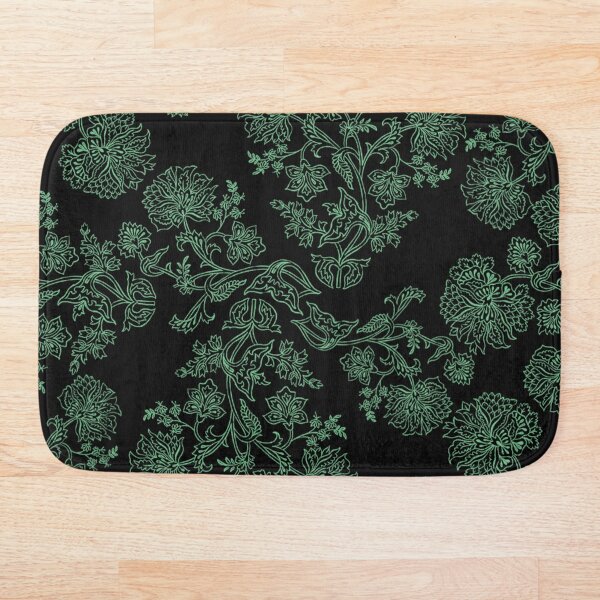 Item preview, Contorno de flores verdes designed and sold by Stormpaint.