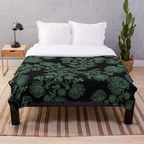 Item preview, Green Flowers Outline designed and sold by Stormpaint.