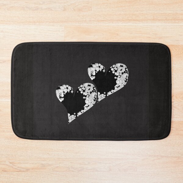 Item preview, black white heart designed and sold by GorLorLar.