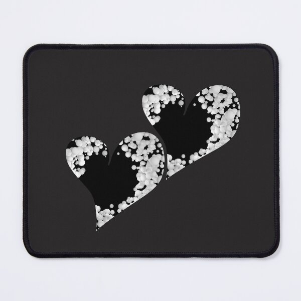 Item preview, black white heart designed and sold by GorLorLar.