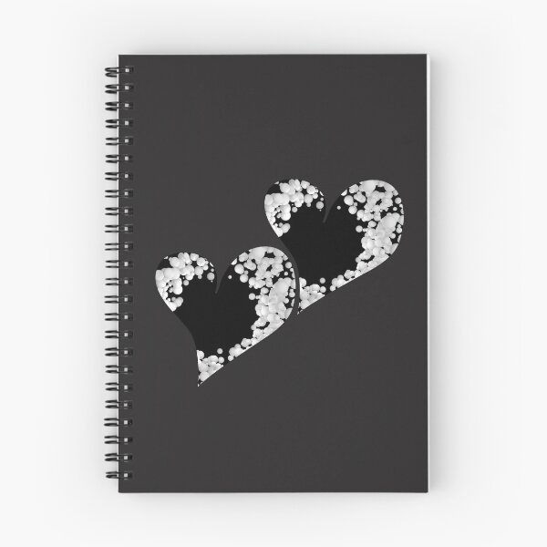 Item preview, black white heart designed and sold by GorLorLar.