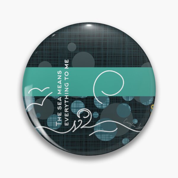 Item preview, Wild open water swimming, winter bathers. The sea means everything to me fun for swimmer lovers. Caroline Laursen Original designed and sold by Caroline Laursen.