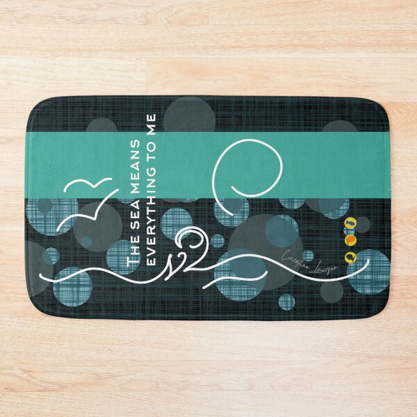 Item preview, Wild open water swimming, winter bathers. The sea means everything to me fun for swimmer lovers. Caroline Laursen Original designed and sold by Caroline Laursen.
