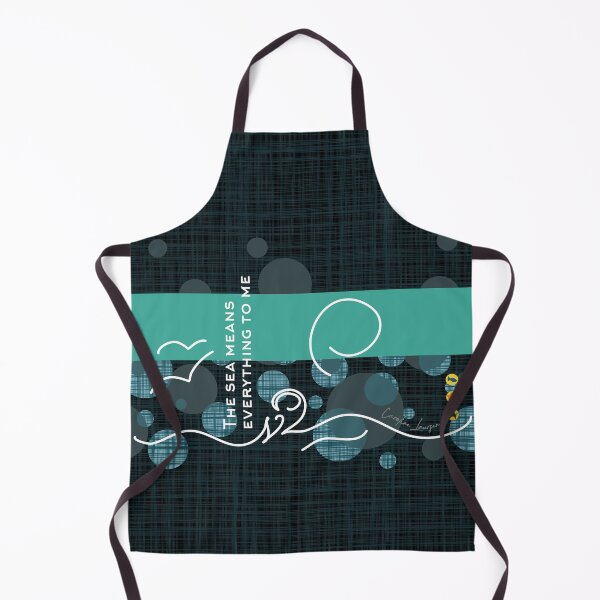 Item preview, Wild open water swimming, winter bathers. The sea means everything to me fun for swimmer lovers. Caroline Laursen Original designed and sold by Caroline Laursen.