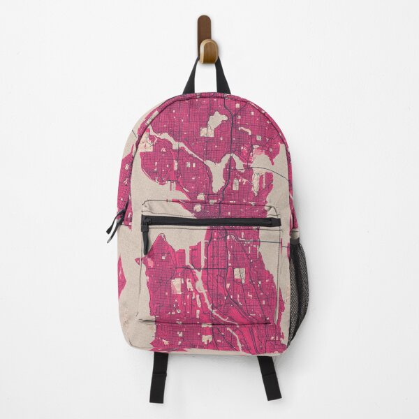 Item preview, Seattle City Map of Washington, USA - Blossom designed and sold by deMAP.